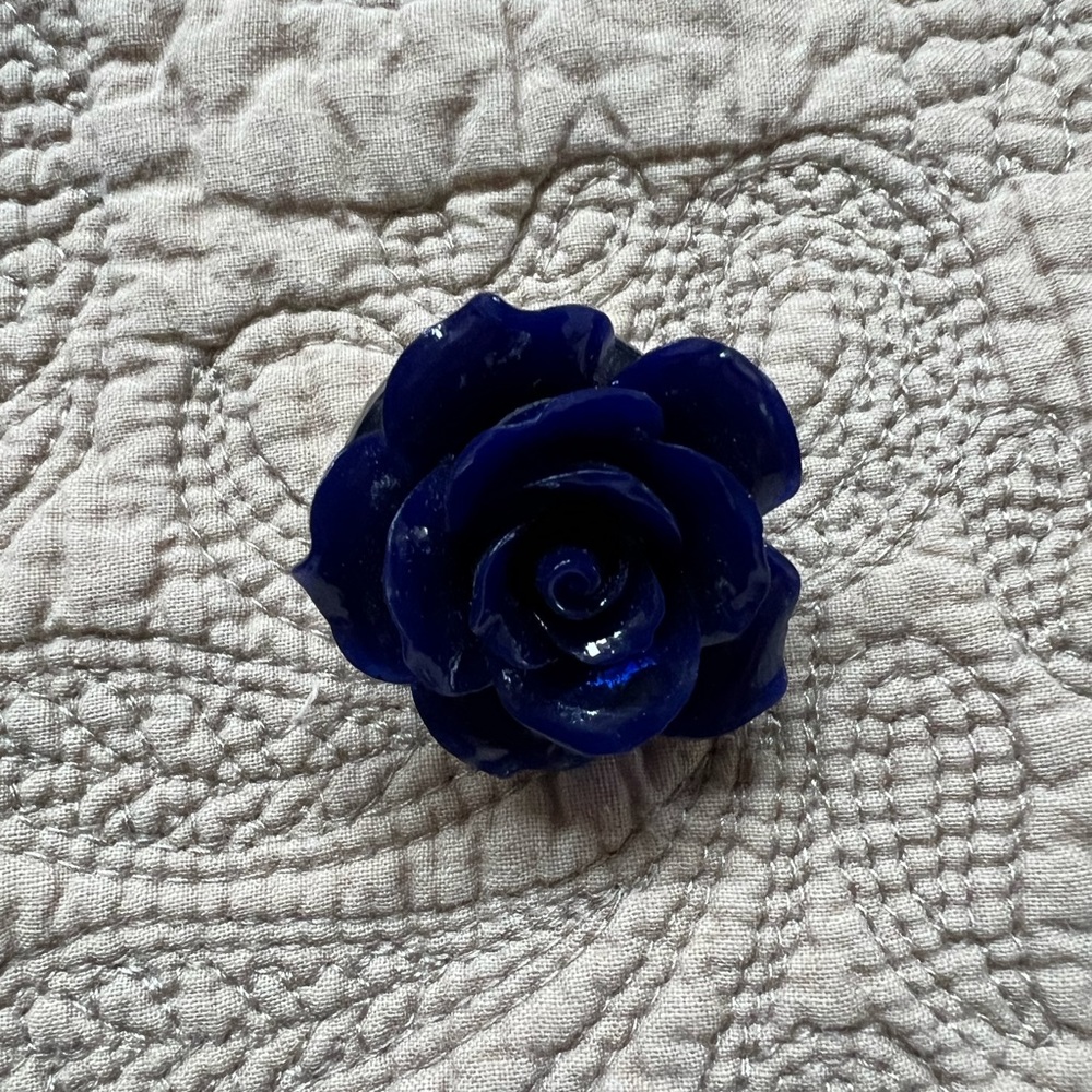 Cute blue flower pin